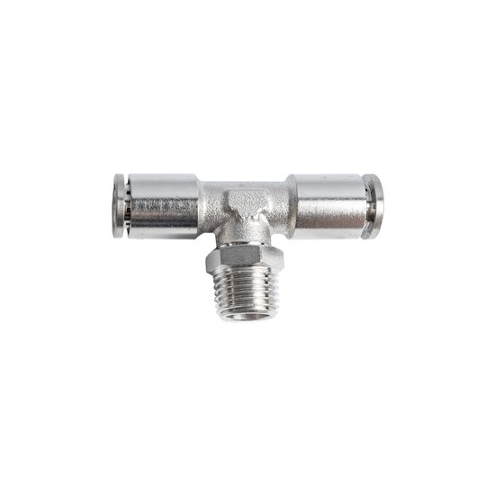 Metal Pu Fitting T-joint 8mm 1/4" M